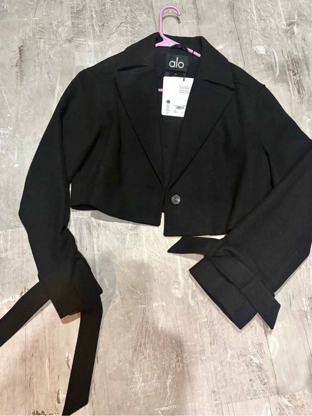 Alo Cropped Wool Jacket